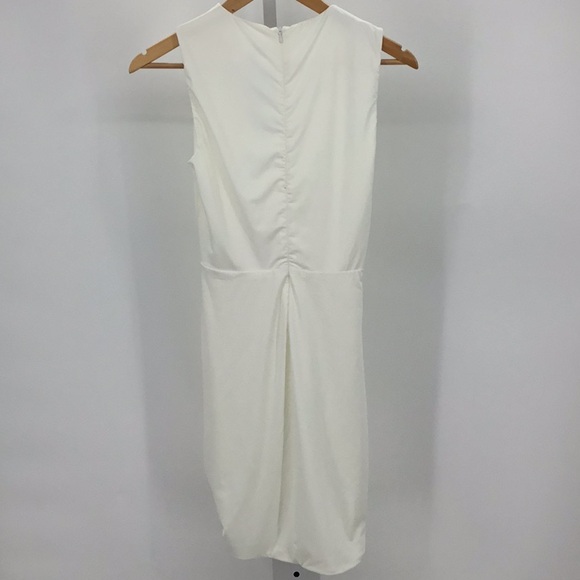 Black Halo White Dress Size 2 - Picture 2 of 2